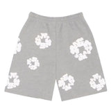 Denim Tears-Wreath Graphic Hoodie Shorts - Gorilla fits