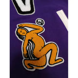 Embroidered LV LETTERMAN Varsity Jacket Gorilla fits