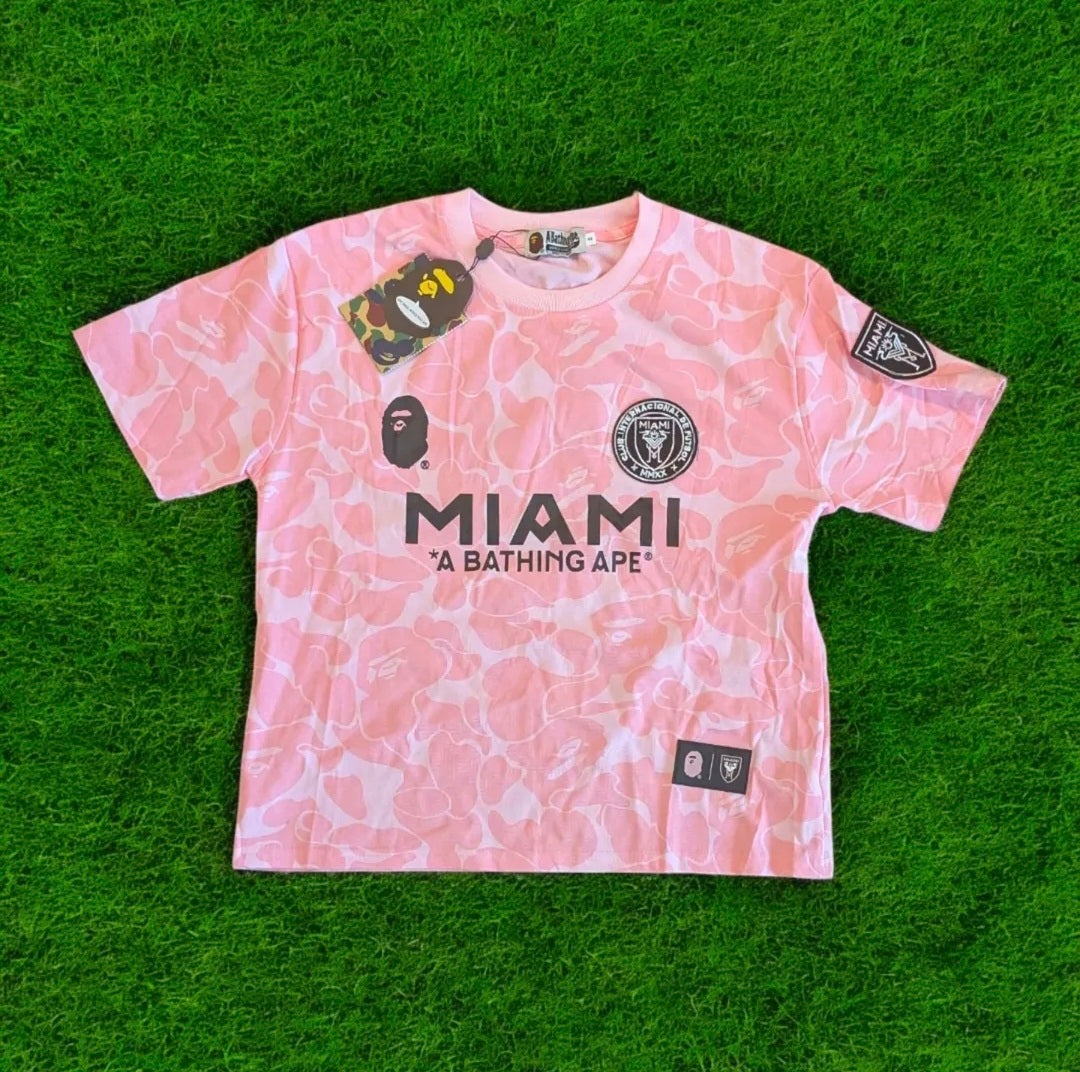 Bape x Inter Miami- Pink/Black Gorilla fits