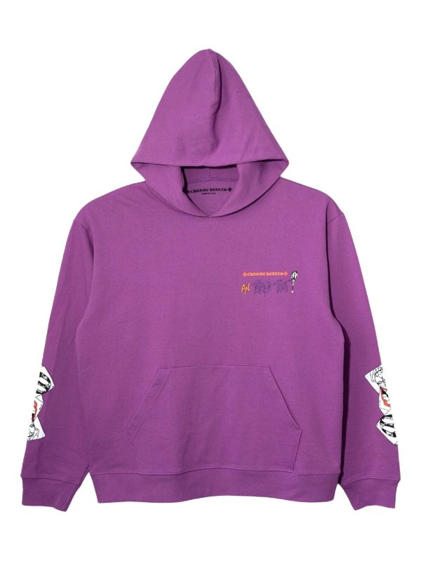 Chrome Hearts Matty boy Purple pullover hoodie Gorilla fits