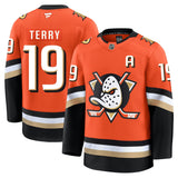 Troy Terry Anaheim Ducks Fanatics Premium Home Jersey Gorilla Fits