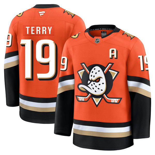 Troy Terry Anaheim Ducks Fanatics Premium Home Jersey Gorilla Fits
