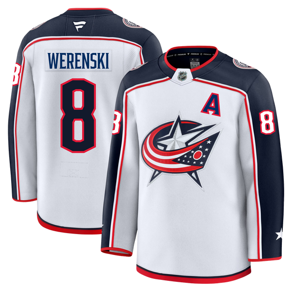 Zach Werenski Columbus Blue Jackets Fanatics Premium Away Jersey Gorilla Fits