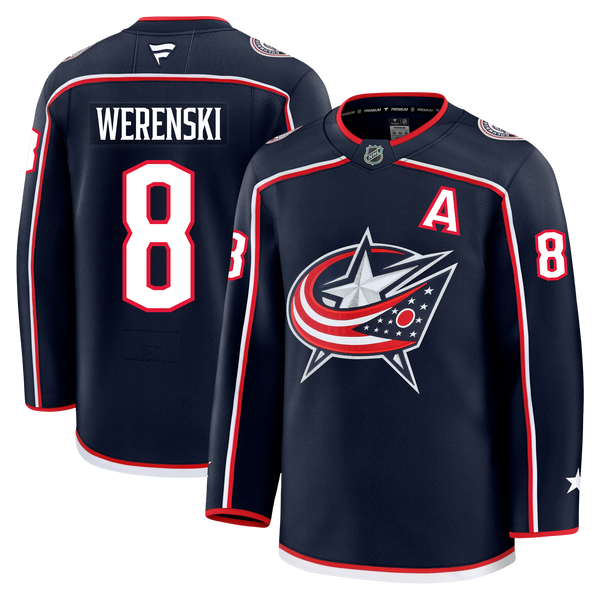 Zach Werenski Columbus Blue Jackets Fanatics Premium Home Jersey Gorilla Fits