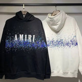 Black/White Amiri Hoodies, Letter Print AMIRI Sweatshirt, Vintage Amiri glitter, oversized AMIRI Hoodie, AMIRI Hoodie, Amiri T-Shirt Gift.