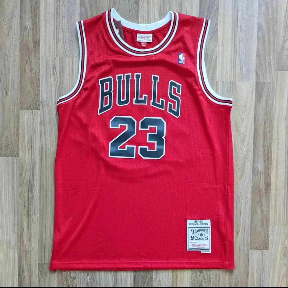 All MICHAEL JORDAN NBA Chicago Bulls Jersey - M and N stitched Edition - White & Red Options/ nba jersey.Adult Men size.